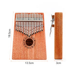 Kalimba 17 clés Professionnel Pouce Piano Instrument