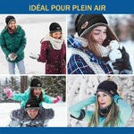 Ciaovie™ Ensemble Hiver Bonnet avec Écharpe en Tricot