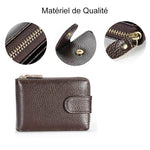 Ciaovie™ Portefeuille de Carte Multifonctionnel