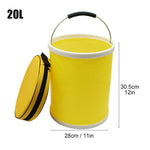 Seau Pliable Portable pour La Pêche en Plein Air