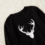 Ciaovie™ Pyjama de Famille de Noël avec Motif de Renne