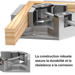 Pince à Angle Droit Réglable en Alliage D'aluminium