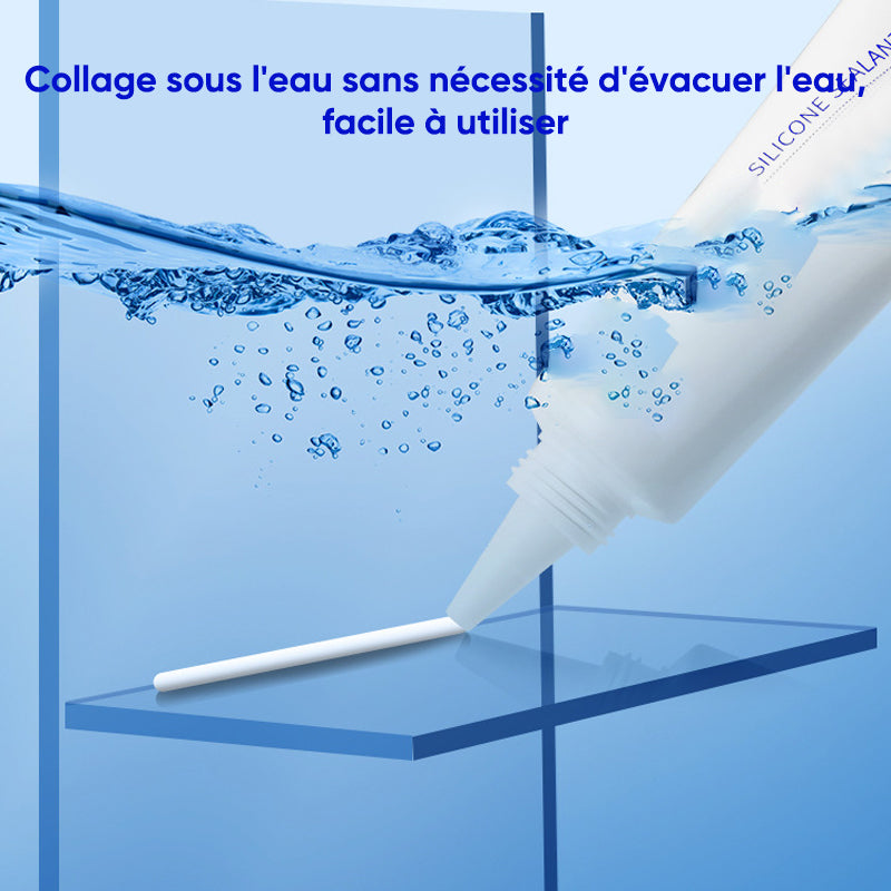 Colle spéciale pour le colmatage de fuites sous l'eau