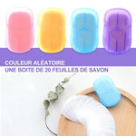 Feuilles de Savon Portable (5 Boîtes)