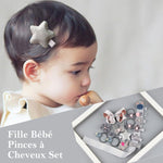 Ciaovie™ 18 Pièces Pince à Cheveux Set pour Bébé Fille