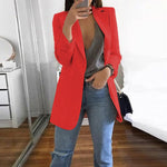 Revers Slim Fit Cardigan Blazer élégant