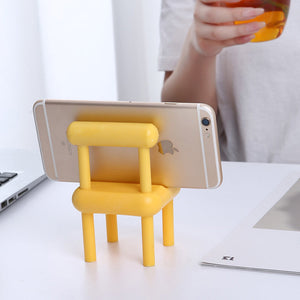 Support de téléphone Portable en forme de Chaise