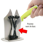 Aiguiseur à Couteaux Professionnel en Acier