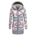 Ciaovie™ Hiver Cardigan Sweat Tricoté à Bouton à Capuche