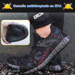 Ciaovie Chaussures de Sécurité Respirantes Camouflées