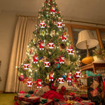 Ciaovie™ Costume de Père Noël de Porte-Couverts Décoration