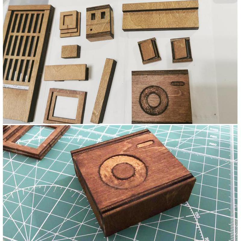 Kit de Montage Bricolage pour Décoration d'Etagère