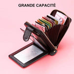 Ciaovie™ Portefeuille de Carte Multifonctionnel