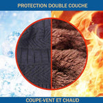Ciaovie™ Ensemble Hiver Bonnet avec Écharpe en Tricot
