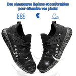 Ciaovie Chaussures de Sécurité Respirantes Camouflées