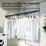 Support de Séchage à Anneau Pliant en Alliage d'Aluminium