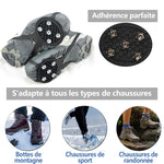 Couvre-chaussures Antidérapant Universel pour Raquettes à Crampons
