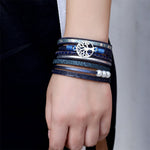 Ciaovie™ Arbre de Vie Bracelet Cuir Tressé Perlés Vintage
