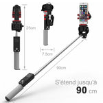 Perche à Selfie Rotative à 360° Intelligente