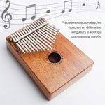 Kalimba 17 clés Professionnel Pouce Piano Instrument