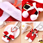 Ciaovie™ Costume de Père Noël de Porte-Couverts Décoration