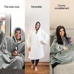 Ciaovie™ Le Plaid-Sweat à Capuche pour Adults & Enfants
