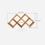 Porte-bouteilles en bois pliable