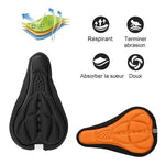 Couvre-selle de vélo souple en silicone 3D