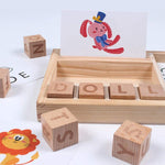 Jouet de Blocs de Construction D'alphabet pour Enfants