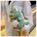 Ciaovie™ Sac d'épaule de Dinosaure de Dessin Animé en Peluche