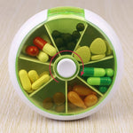Ciaovie™ Pilulier Rond Portable Hebdomadaire