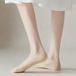Chaussettes invisibles respirantes en soie de glace (5 paires)