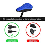 Couvre-selle de vélo souple en silicone 3D