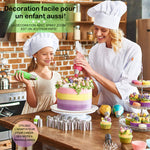 Ciaovie Jeu de becs pour les décorations de gâteaux