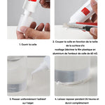 Colle spéciale pour le colmatage de fuites sous l'eau