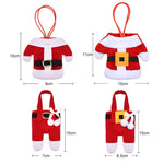 Ciaovie™ Costume de Père Noël de Porte-Couverts Décoration