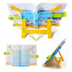Ciaovie™ Pupitre de Lecture Support pour Livre Pliable Multi Réglable