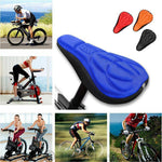 Couvre-selle de vélo souple en silicone 3D