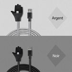 Câble de données de Chargement de Paume variée pour Apple, Android, Type-c
