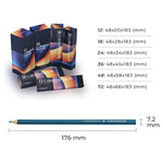 Ensemble de Crayons de Couleur Grasse