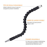 Ciaovie™ Extension Flexible de Foret Tournevis Arbres Souples