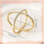 Ciaovie™ Anneau de Boucle D'écharpe Strass Incrusté