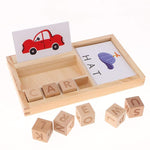 Jouet de Blocs de Construction D'alphabet pour Enfants