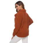 Ciaovie ™ Veste en Peluche pour Femmes en Polaire