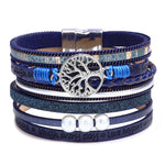 Ciaovie™ Arbre de Vie Bracelet Cuir Tressé Perlés Vintage