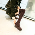 Ciaovie™ Hiver Chaudes Bottes Haute aux Genoux
