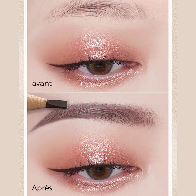 Crayon à Sourcils en Bois Imperméable (12 PCS)