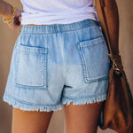 short en Jean décontracté pour femme