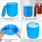 Seau à Glaçons Silicone avec Couvercle