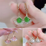 Boucles D'oreilles Ginkgo Uniques Et Élégantes